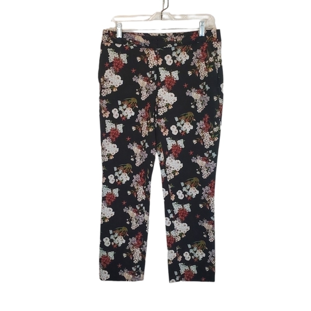 Cynthia Rowley floral print capri pants